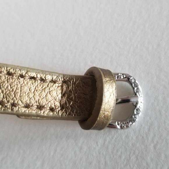 Wrap bracelet bronze color Silver tone buckle CN - Picture 9 of 16